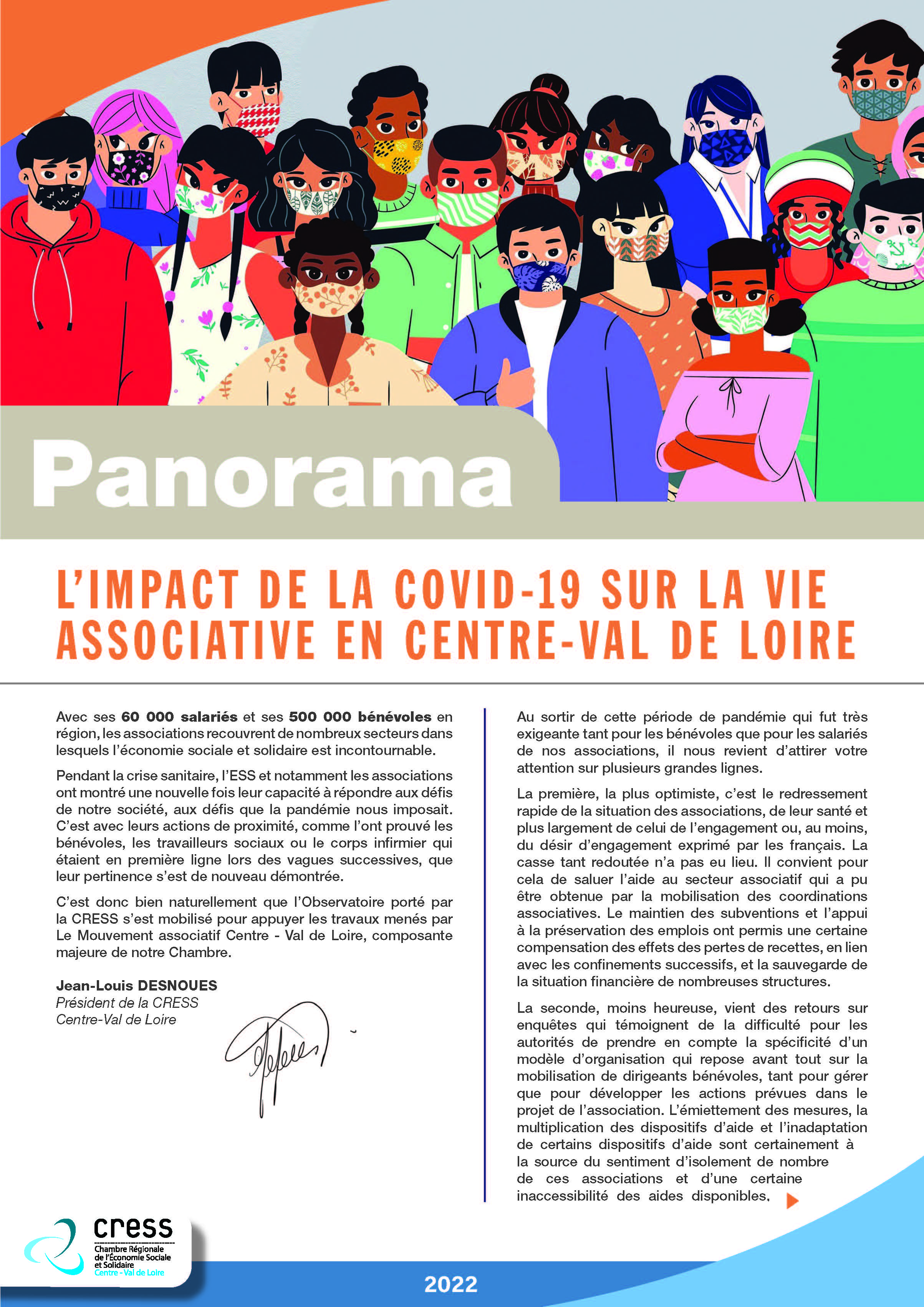 L'impact de la Covid-19 sur la vie associative en Centre-Val de Loire