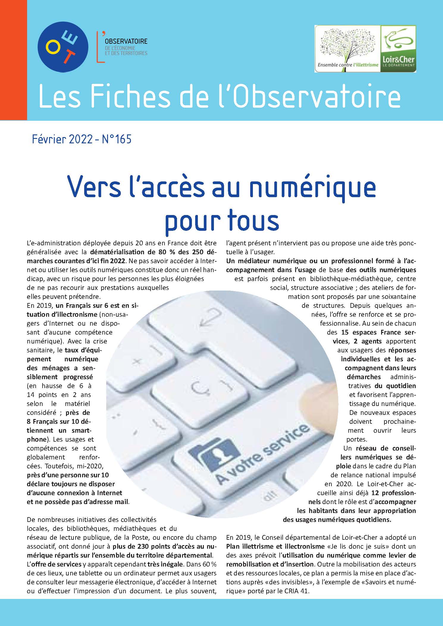 Vers l'accès au numérique pour tous