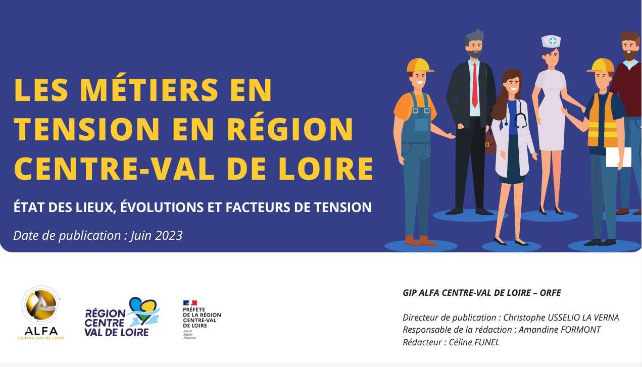 Les métiers en tension en Centre-Val de Loire