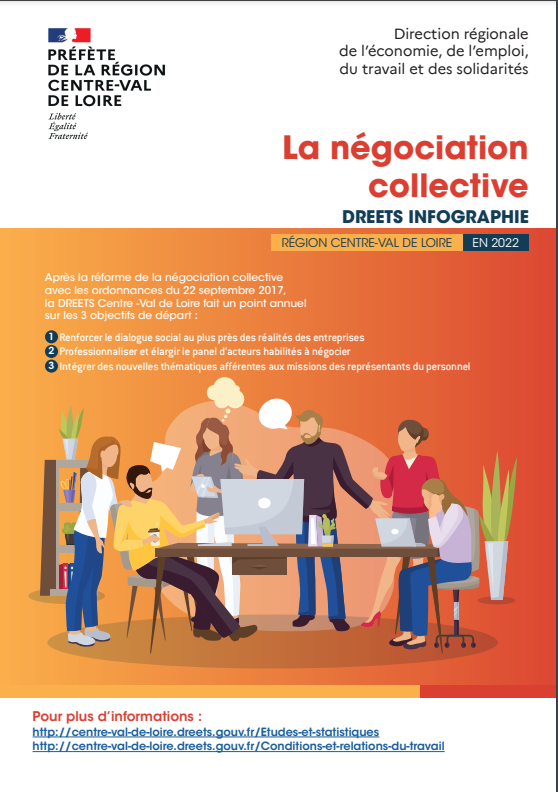 La négociation collective en Centre-Val de Loire