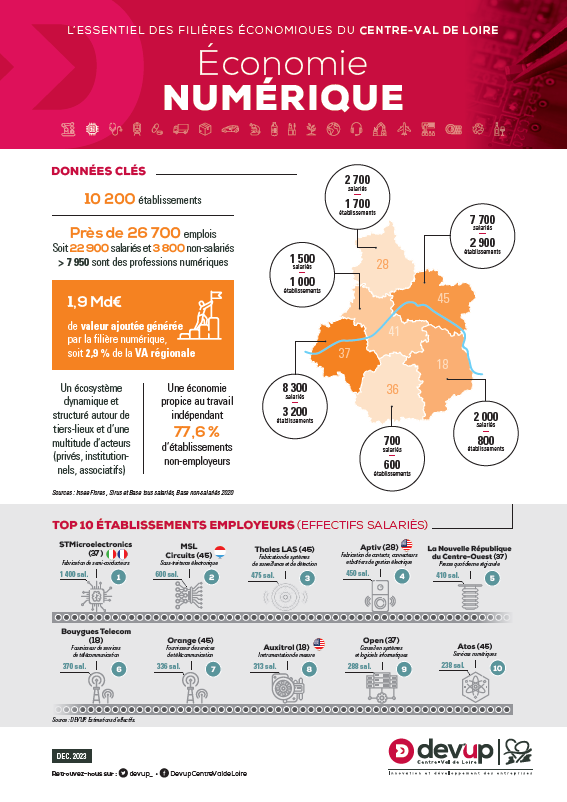 Infographie Economie numérique
