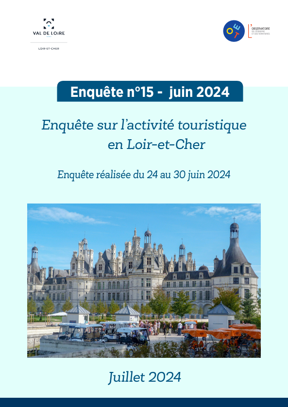 Enquête sur l’activité touristique en Loir-et-Cher