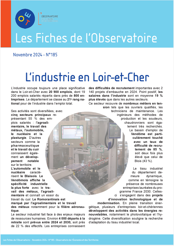 L’industrie en Loir-et-Cher