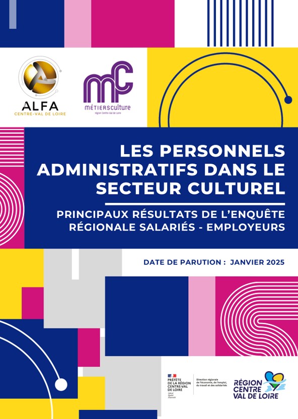 Les personnels administratifs dans le secteur culturel en Centre-Val de Loire