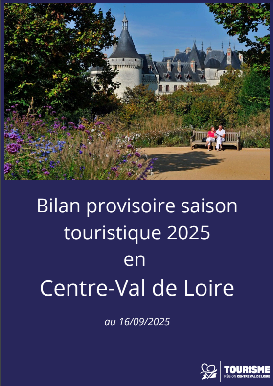 Bilan provisoire saison touristique 2025 en Centre-Val de Loire
