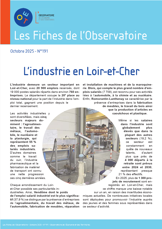 L’industrie, pilier du Loir-et-Cher