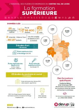 Infographie formation supérieure