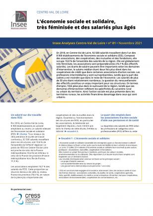L’économie sociale et solidaire, très féminisée et des salariés plus âgés