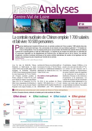 La centrale nucléaire de Chinon emploie 1 700 salariés et fait vivre 10 500 personnes