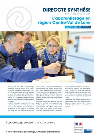 L'apprentissage en Centre-Val de Loire / Campagne 2017-2018