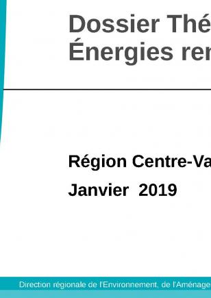 Dossier thématique Energies renouvelables