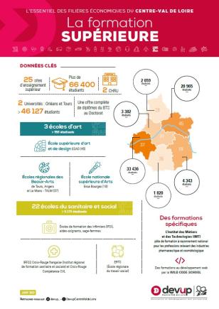 Infographie formation supérieure