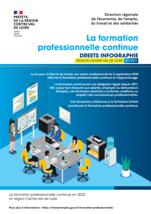 La formation professionnelle continue en 2022 en CVL