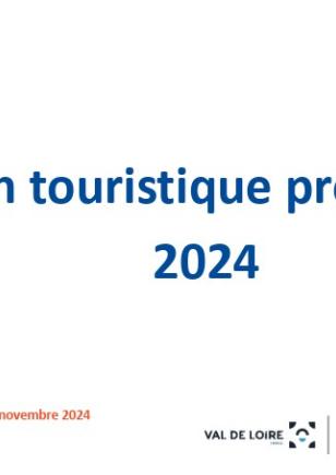 Bilan touristique provisoire 2024 - Loir-et-Cher