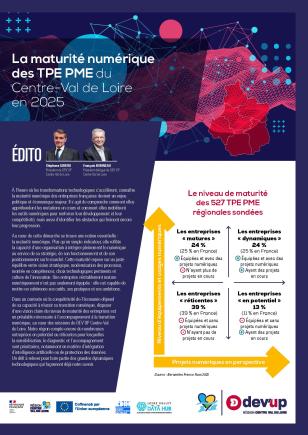 La maturité numérique des TPE PME du Centre-Val de Loire en 2025